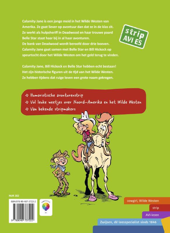 Calamity Jane / AVI strips achterkant