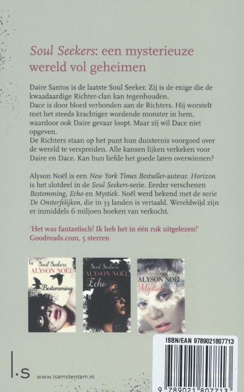 Soulseekers 4 - Horizon achterkant