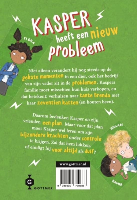 Kasper wordt een T. rex / Kasper / 2 achterkant