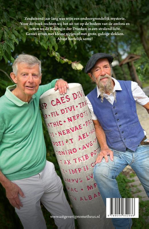 Wijn als een Romein achterkant