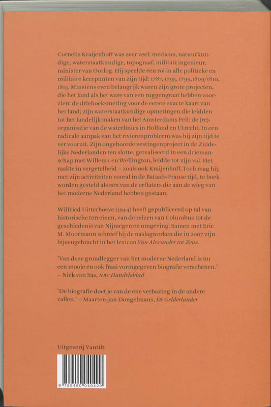 Cornelis Kraijenhoff 1758-1840 achterkant