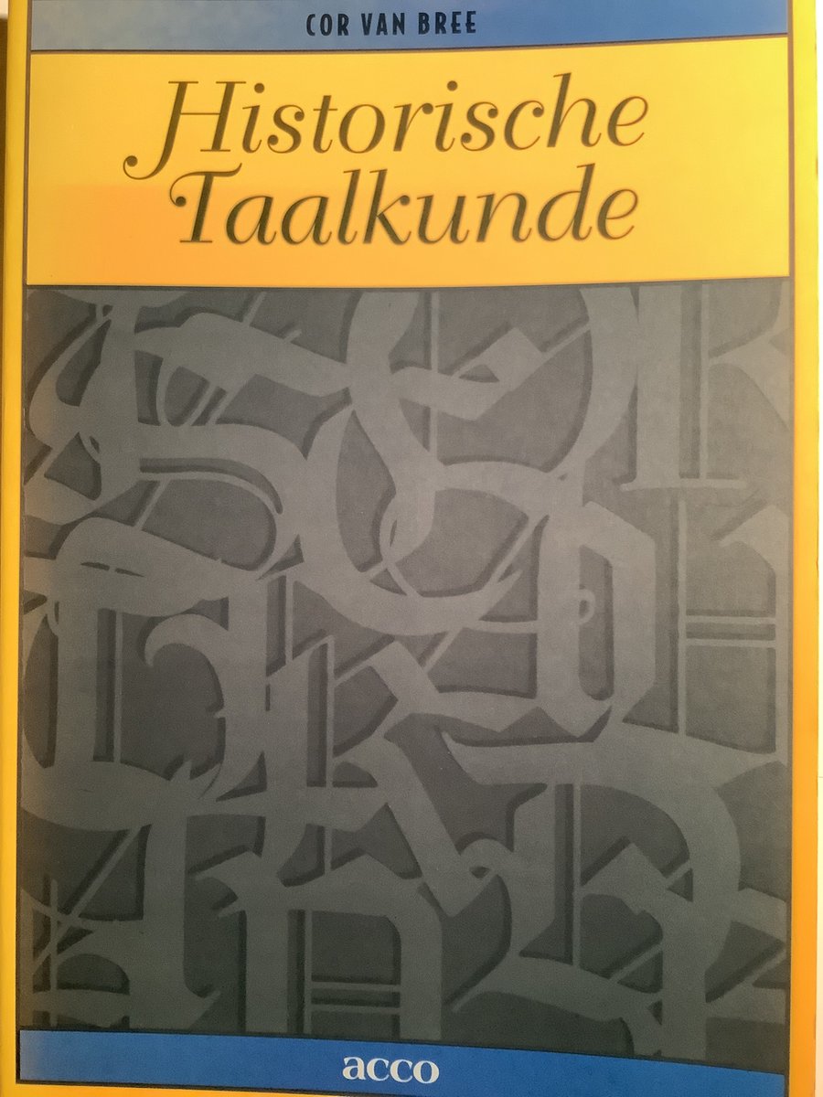Historische Taalkunde 2E Dr