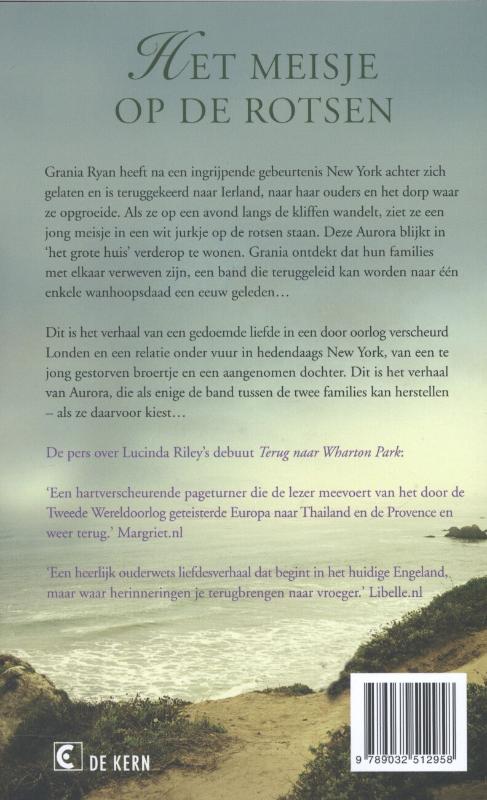 Het meisje op de rotsen achterkant