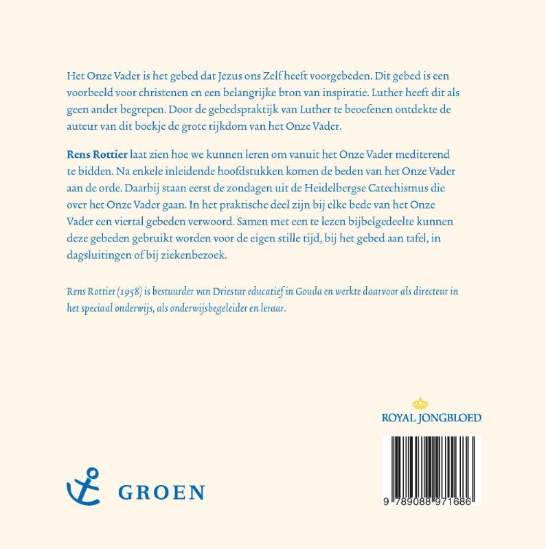 Leren bidden met het Onze Vader achterkant