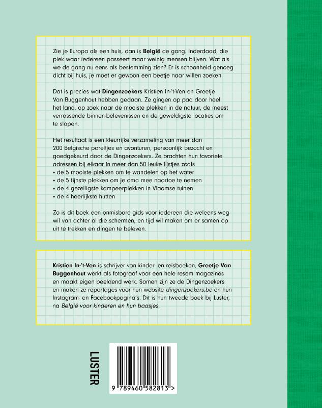 Het boek voor ontdekkingsreizigers in België achterkant