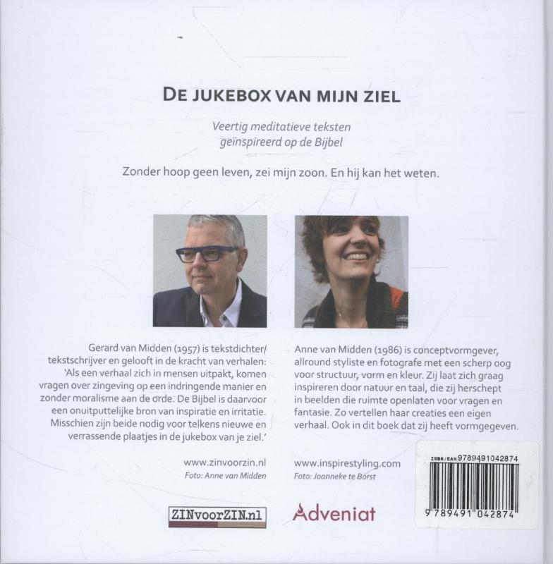 De jukebox van mijn ziel achterkant