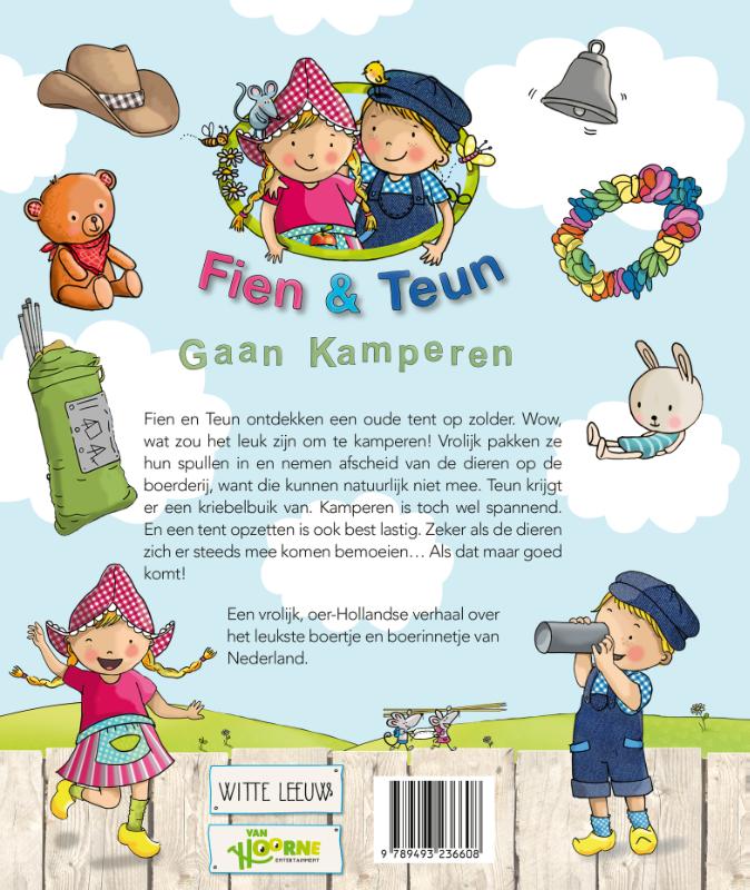Fien en Teun - Fien & Teun - Gaan kamperen (filmboek) achterkant
