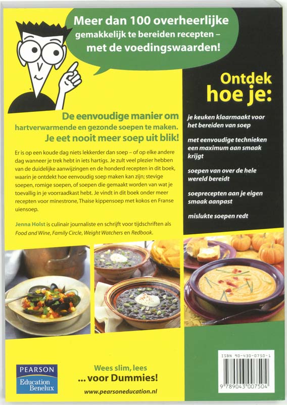 Voor Dummies - Soep voor Dummies achterkant
