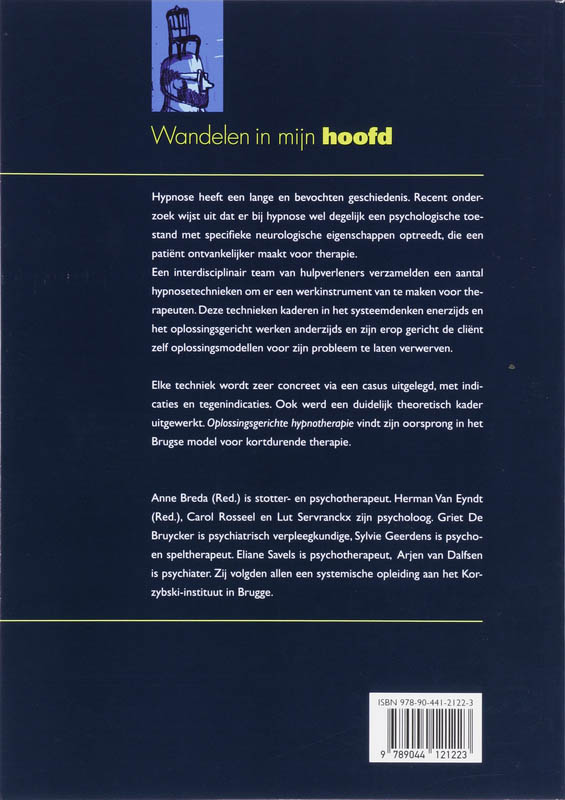 Wandelen in mijn hoofd achterkant