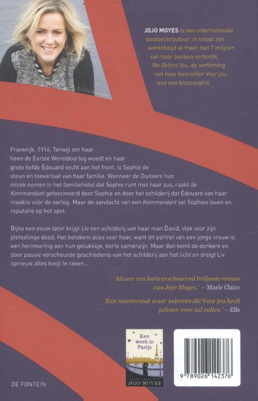 Portret van een vrouw achterkant