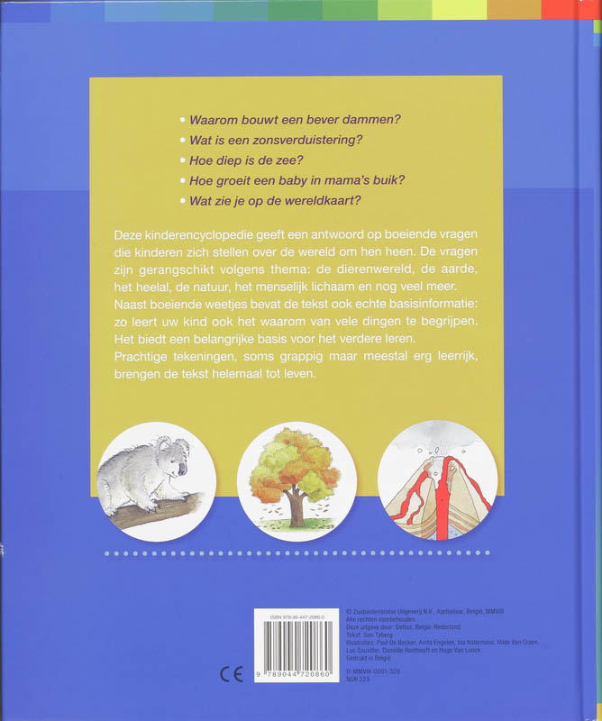 Deltas Grote Encyclopedie Voor Kinderen In Vraag En Antwoord achterkant