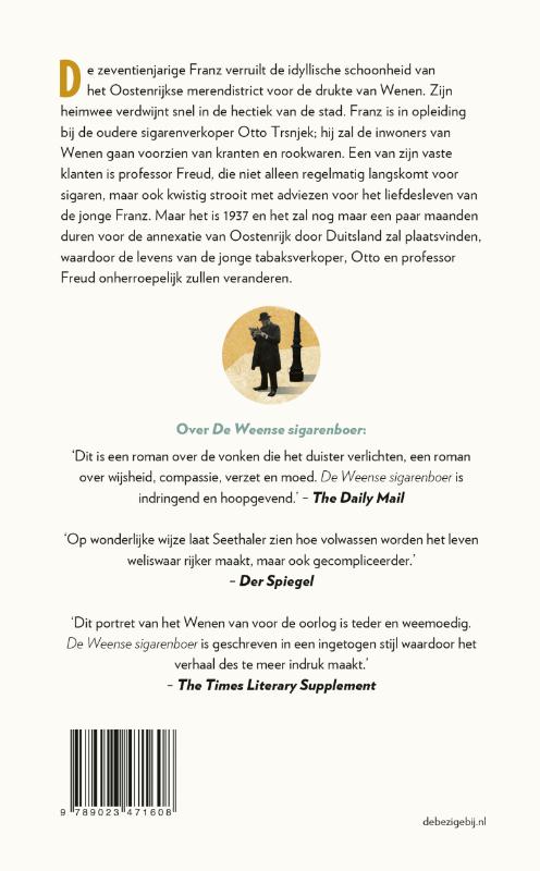 De Weense sigarenboer achterkant