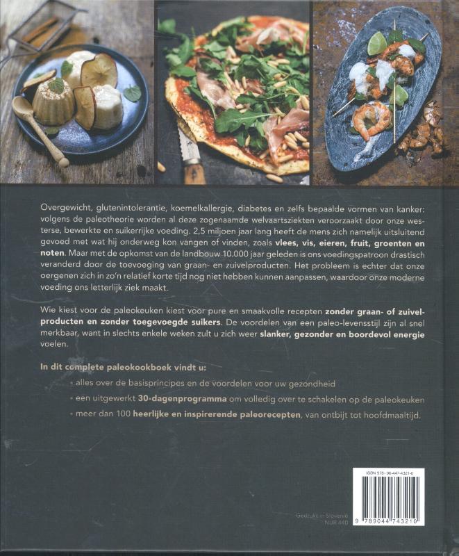 Het complete paleokookboek achterkant