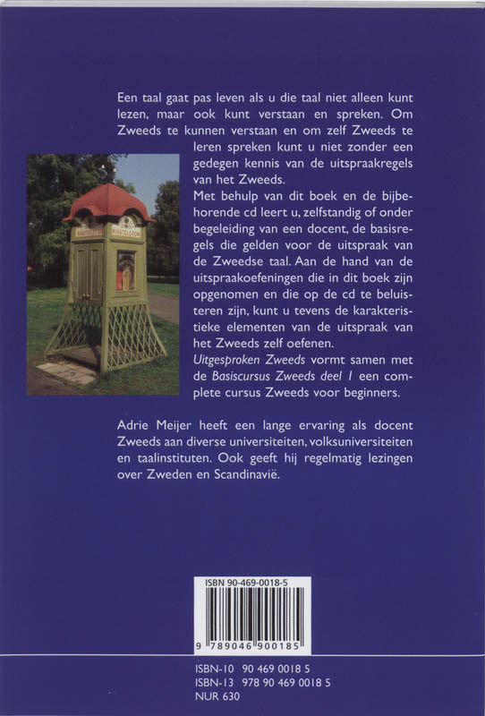 Uitgesproken Zweeds achterkant