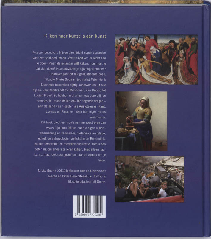 Filosofie van het kijken achterkant