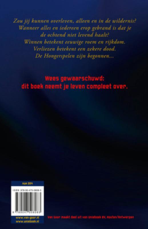De hongerspelen / De Hongerspelen / 1 achterkant