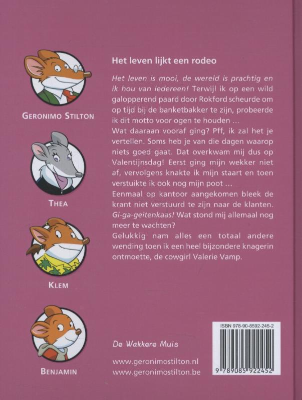 Het leven lijkt een rodeo / Geronimo Stilton achterkant