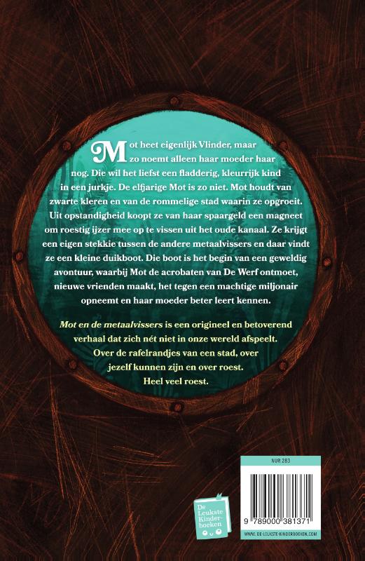 Mot en de metaalvissers achterkant