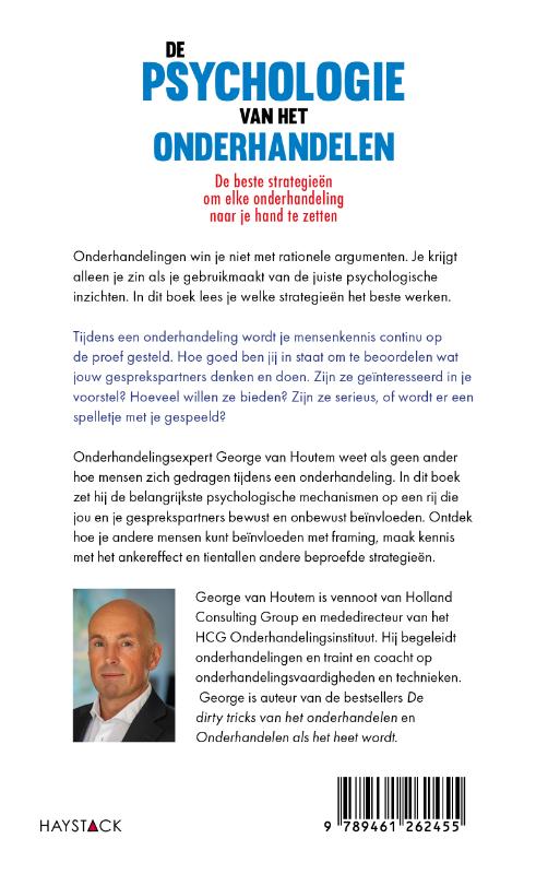 De psychologie van het onderhandelen achterkant