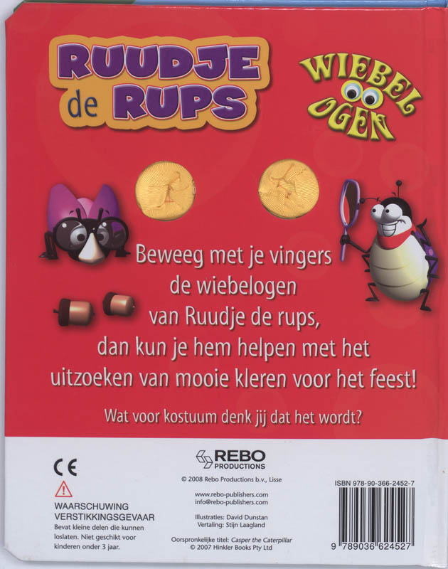 Ruudje De Rups achterkant