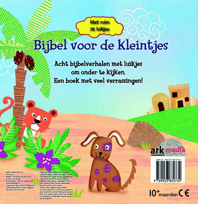 Bijbel voor de kleintjes achterkant
