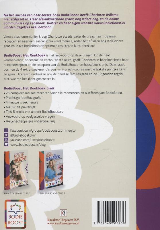 Het kookboek / BodieBoost / 2 achterkant