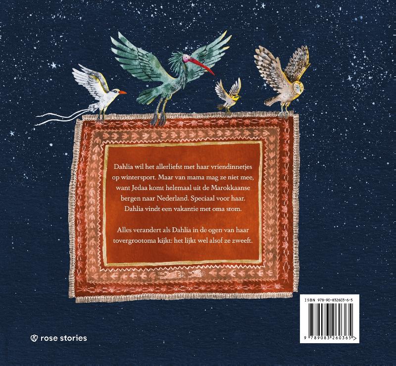 Dahlia's tovergrootoma achterkant