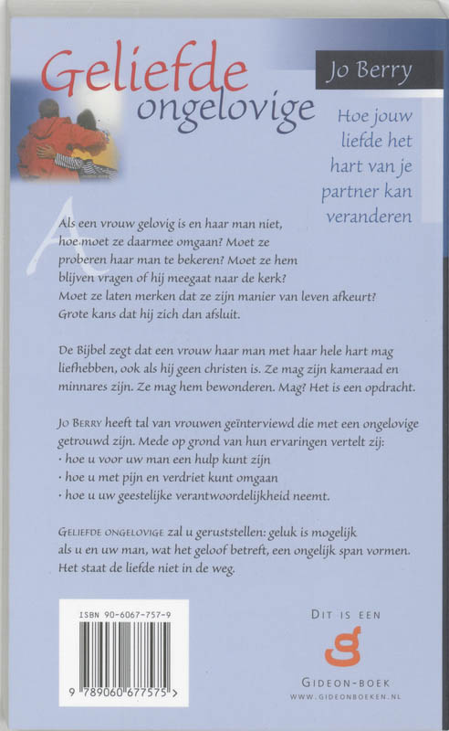 Geliefde ongelovige achterkant