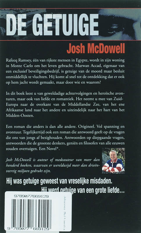 De Getuige achterkant