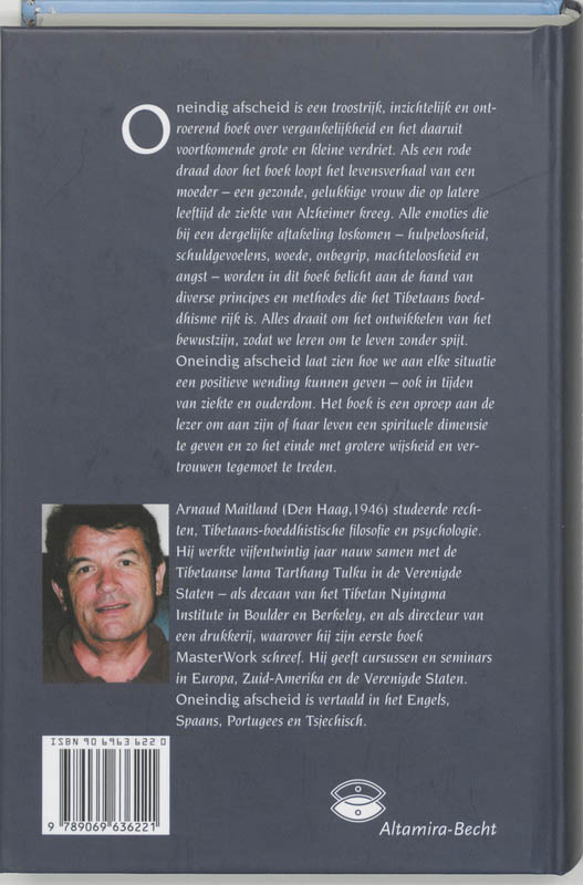 Oneindig Afscheid achterkant