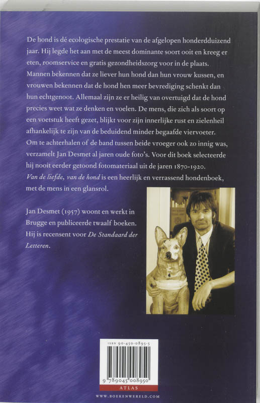Van de liefde, van de hond - J. Desmet achterkant