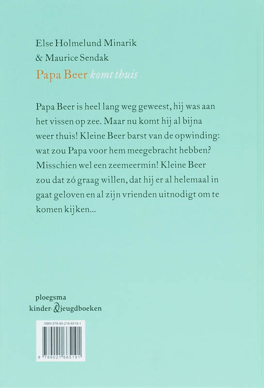 Papa Beer Komt Thuis achterkant