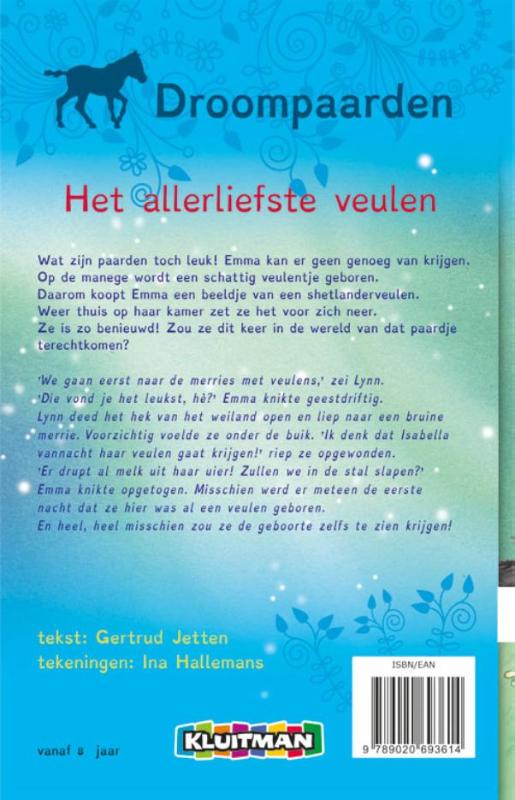 Droompaarden. Het allerliefste veulen DYSLEXIE / Droompaarden achterkant