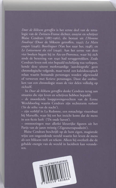 Door de bliksem getroffen achterkant