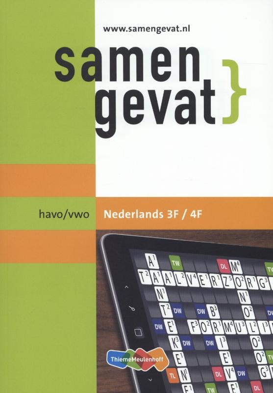 Nederlands / Havo;vwo 3F;4F / Samengevat