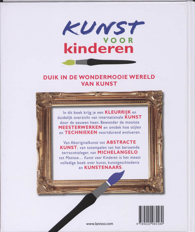 Kunst voor kinderen achterkant