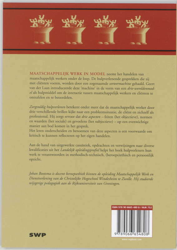 Maatschappelijk werk in model achterkant