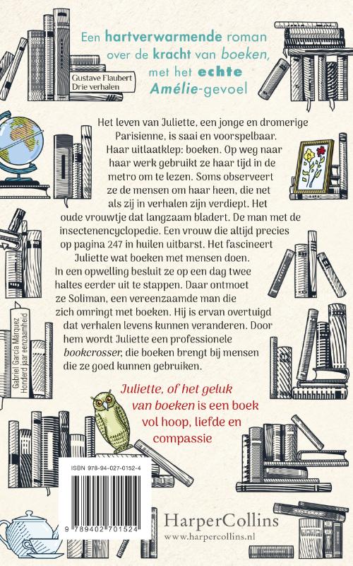 Juliette of het geluk van boeken achterkant