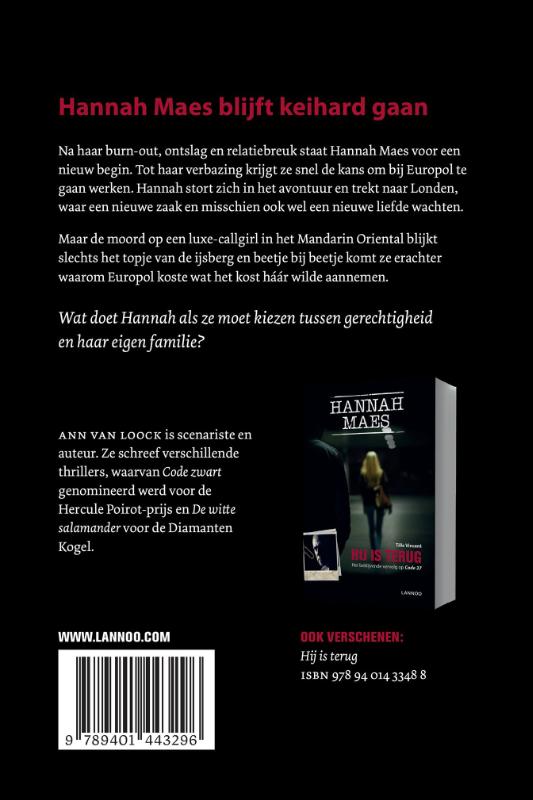 Bloed kruipt achterkant