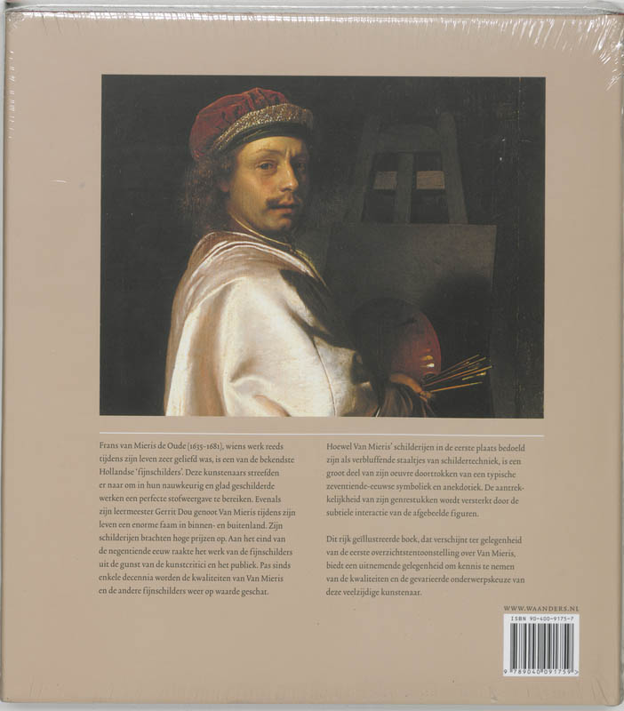 Frans van Mieris de Oude 1635-1681 achterkant