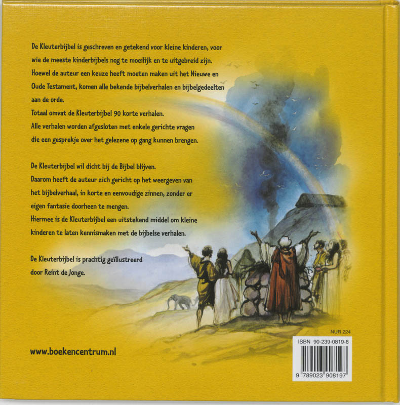 KLEUTERBIJBEL - KUIJT achterkant