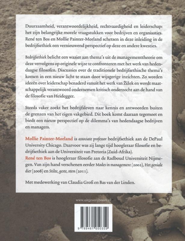 Bedrijfsethiek achterkant