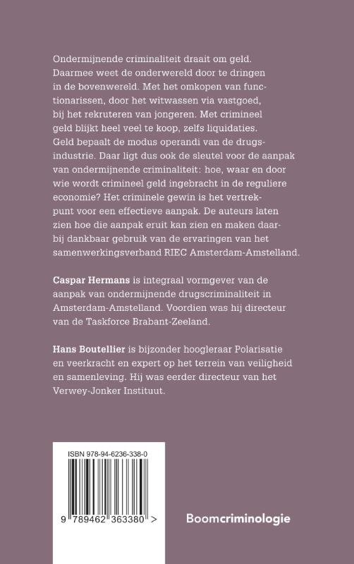 Strijden tegen crimineel gewin achterkant