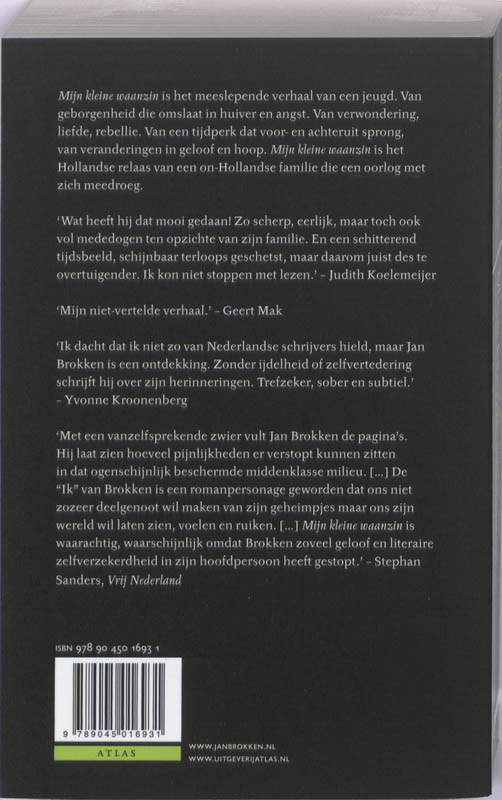 Mijn Kleine Waanzin achterkant