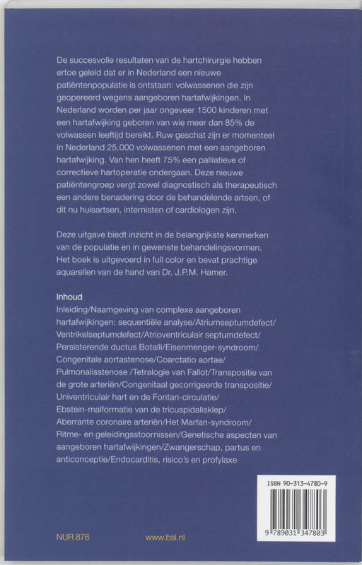 Aangeboren hartafwijkingen bij volwassenen achterkant