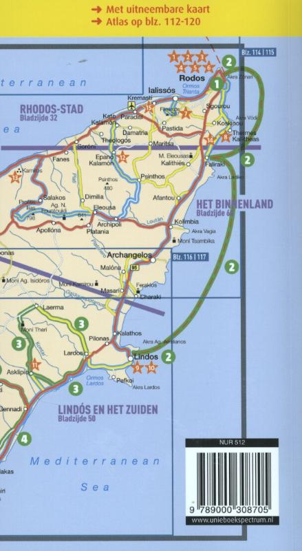 Rhodos / Marco Polo achterkant