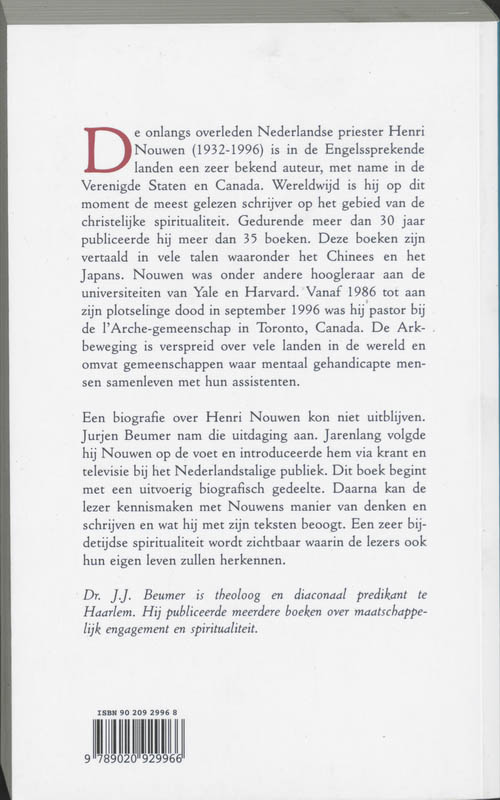 Onrustig zoeken naar God achterkant