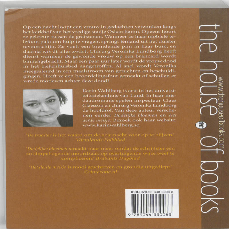 De trooster - Karin Wahlberg achterkant