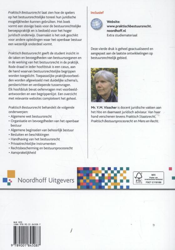 Praktisch bestuursrecht achterkant