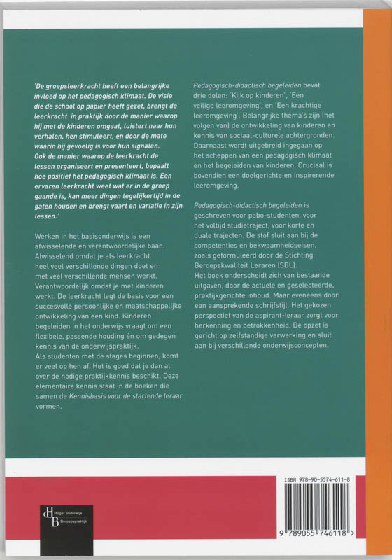 Pedagogisch-didactisch begeleiden achterkant